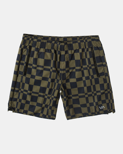 0 Yogger IV Elastic Waist Shorts 17" Brown V2091YGR RVCA