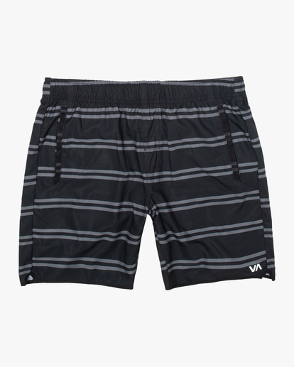 0 Yogger IV Elastic Waist Shorts 17" Black V2091YGR RVCA