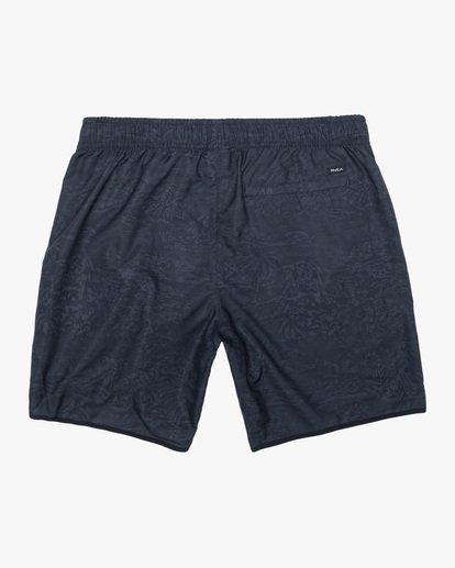 1 Yogger IV Elastic Waist Shorts 17" Black V2091YGR RVCA