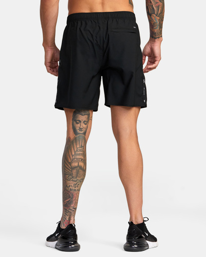 1 Yogger IV Elastic Waist Shorts 17" Grey V2091YGR RVCA