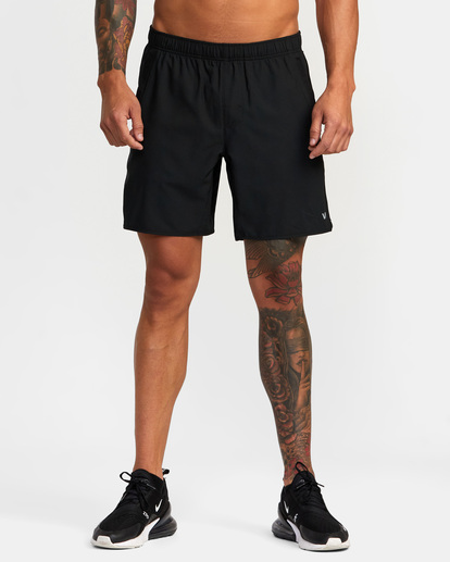 0 Yogger IV Elastic Waist Shorts 17" Grey V2091YGR RVCA