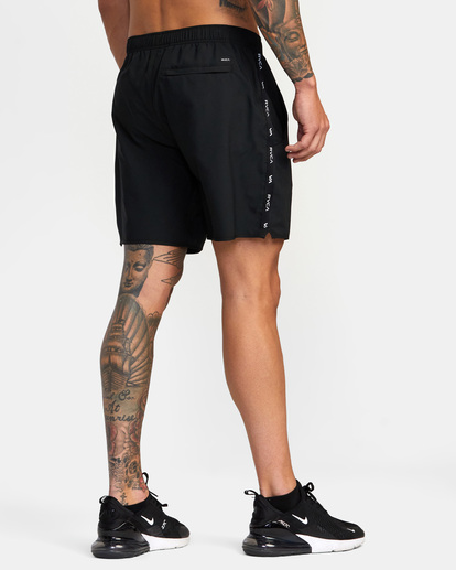 4 Yogger IV Elastic Waist Shorts 17" Grey V2091YGR RVCA