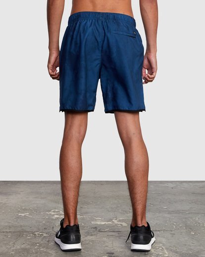 3 Yogger IV Elastic Waist Shorts 17" Blue V2091YGR RVCA