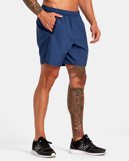 5 Yogger IV Elastic Waist Shorts 17" Blue V2091YGR RVCA