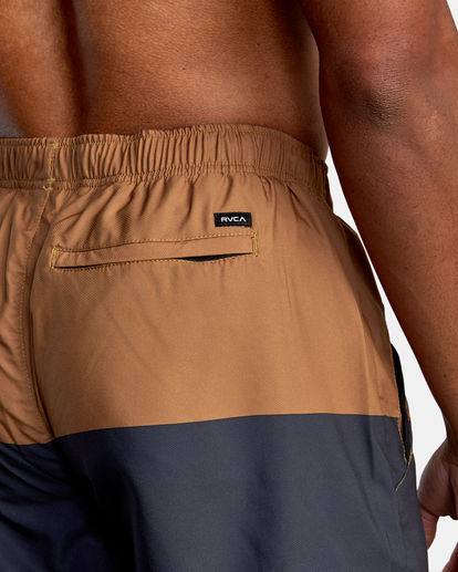 7 Yogger IV Elastic Waist Shorts 17" Brown V2091YGR RVCA