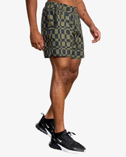 7 Yogger IV Elastic Waist Shorts 17" Brown V2091YGR RVCA