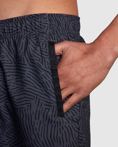 9 Yogger IV Elastic Waist Shorts 17" Grey V2091YGR RVCA