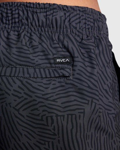 10 Yogger IV Elastic Waist Shorts 17" Grey V2091YGR RVCA