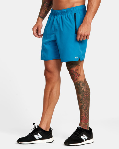 5 Yogger IV Elastic Waist Shorts 17" Blue V2091YGR RVCA