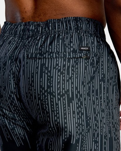 7 Yogger IV Elastic Waist Shorts 17" Black V2091YGR RVCA