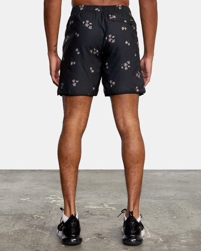3 Yogger IV Elastic Waist Shorts 17" Black V2091YGR RVCA