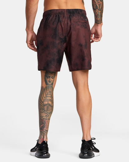 2 Yogger IV Elastic Waist Shorts 17" Black V2091YGR RVCA