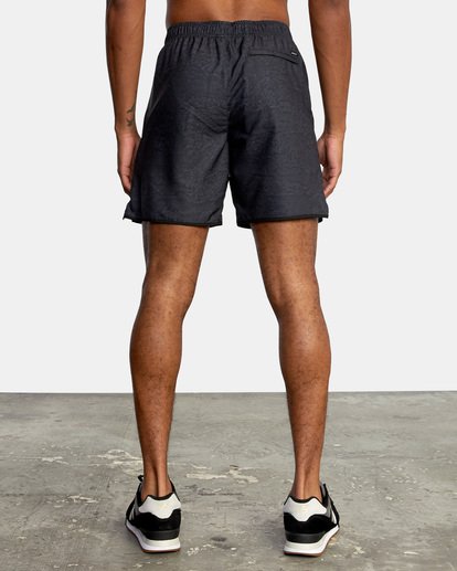 3 Yogger IV Elastic Waist Shorts 17" Black V2091YGR RVCA
