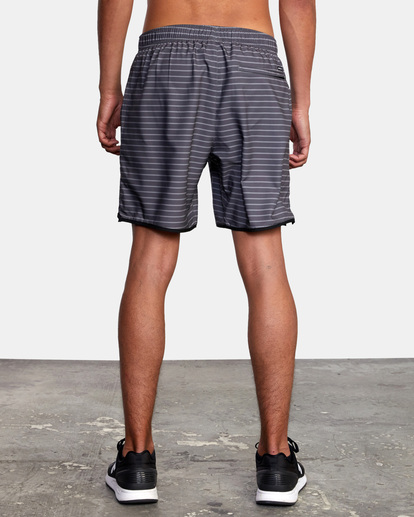 3 Yogger IV Elastic Waist Shorts 17" Black V2091YGR RVCA