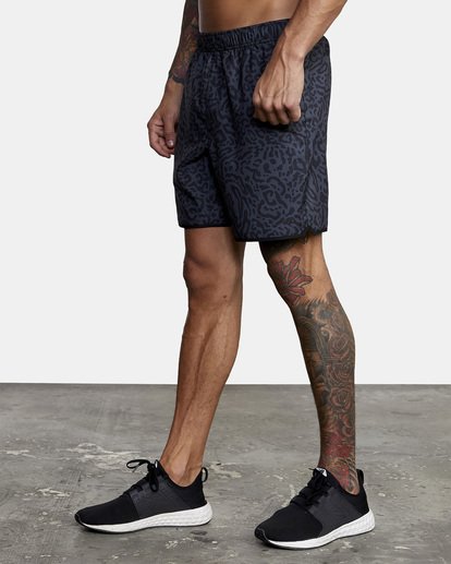 5 Yogger IV Elastic Waist Shorts 17" Black V2091YGR RVCA