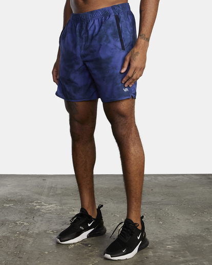 4 Yogger IV Elastic Waist Shorts 17" Purple V2091YGR RVCA