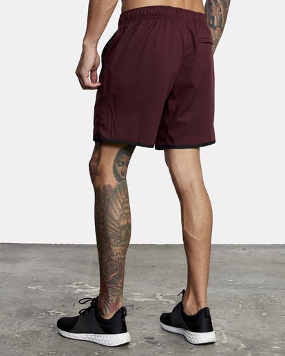 6 Yogger IV Elastic Waist Shorts 17" Green V2091YGR RVCA