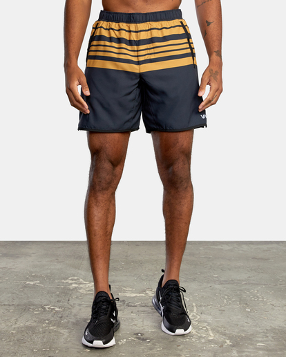 2 Yogger IV Elastic Waist Shorts 17" Yellow V2091YGR RVCA
