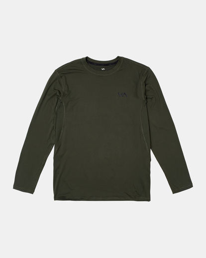 0 Sport Vent Long Sleeve Tee Brown V9011RSV RVCA