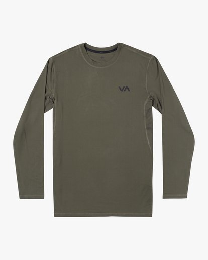 0 Sport Vent Long Sleeve Tee Green V9011RSV RVCA