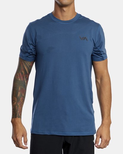2 Sport Vent Performance Tee Blue V9021RSV RVCA