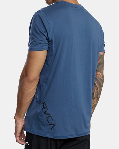 5 Sport Vent Performance Tee Blue V9021RSV RVCA