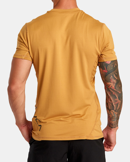 2 Sport Vent Performance Tee Brown V9021RSV RVCA