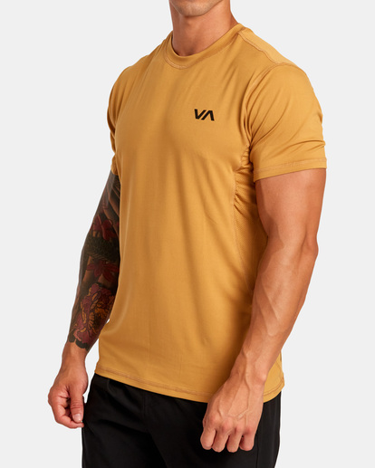 4 Sport Vent Performance Tee Brown V9021RSV RVCA