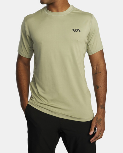 1 Sport Vent Performance Tee Green V9021RSV RVCA