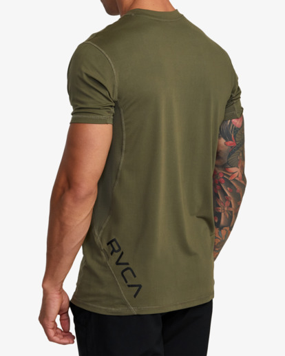 5 Sport Vent Performance Tee Green V9021RSV RVCA
