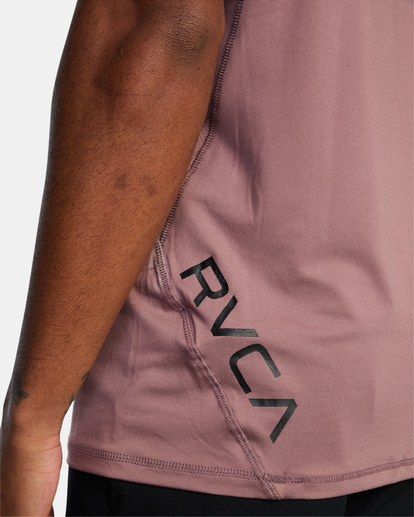 8 Sport Vent Performance Tee Purple V9021RSV RVCA
