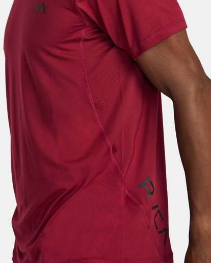 5 Sport Vent Performance Tee Red V9021RSV RVCA