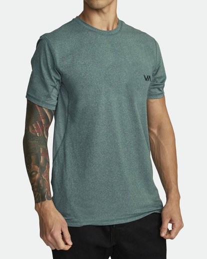 2 Sport Vent Performance Tee Green V9021RSV RVCA