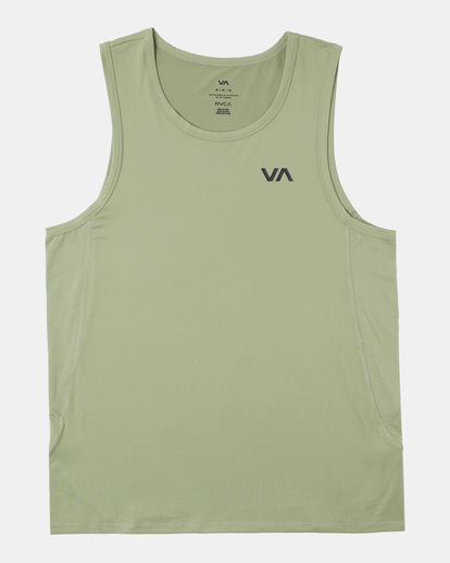 0 Sport Vent Tank Top Green V9031RST RVCA