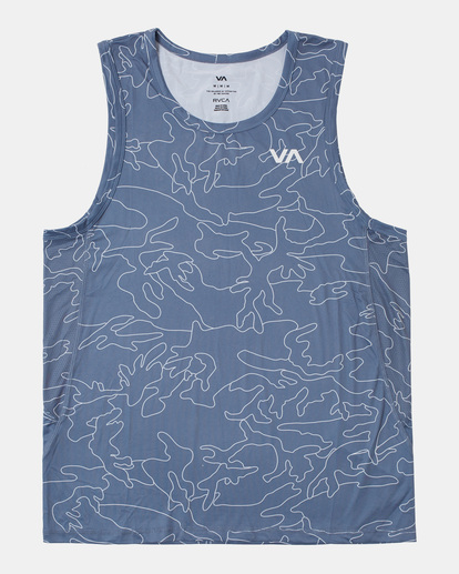 0 Sport Vent Tank Top White V9031RST RVCA