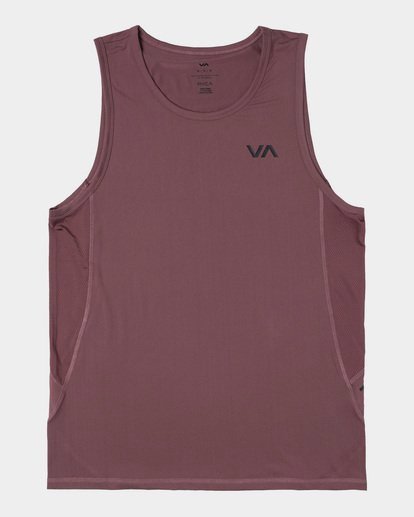 0 Sport Vent Tank Top White V9031RST RVCA