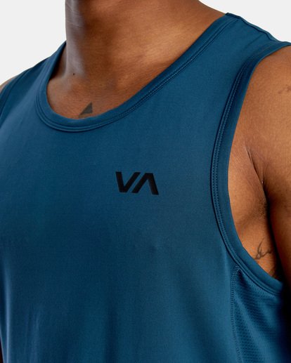 4 Sport Vent Tank Top Blue V9031RST RVCA