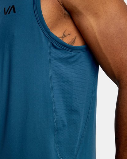 7 Sport Vent Tank Top Blue V9031RST RVCA