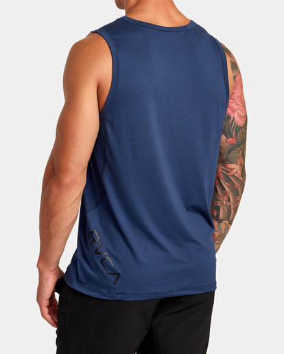5 Sport Vent Tank Top Blue V9031RST RVCA