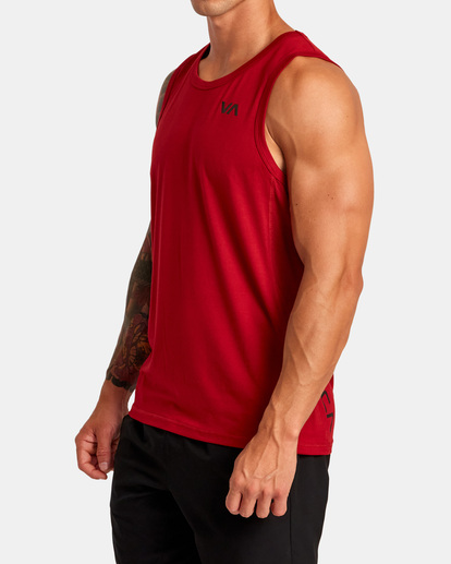 3 Sport Vent Tank Top Grey V9031RST RVCA