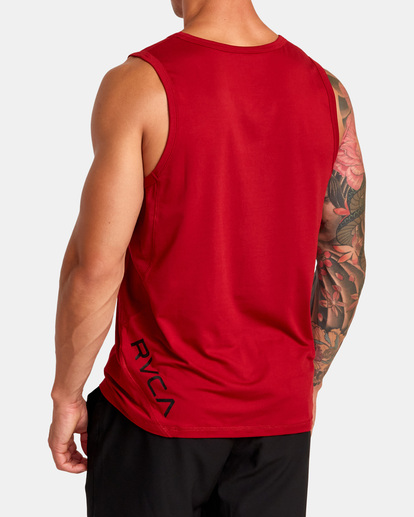 4 Sport Vent Tank Top Grey V9031RST RVCA