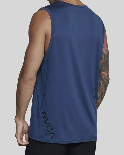 1 Sport Vent Tank Top Blue V9031RST RVCA