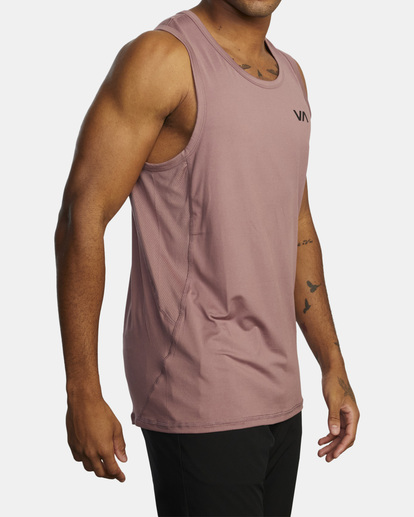 4 Sport Vent Tank Top Purple V9031RST RVCA