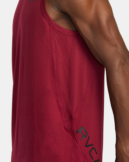 5 Sport Vent Tank Top Red V9031RST RVCA