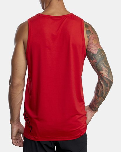3 Sport Vent Tank Top Red V9031RST RVCA