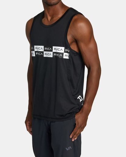 3 Sport Vent Tank Top White V9031RST RVCA