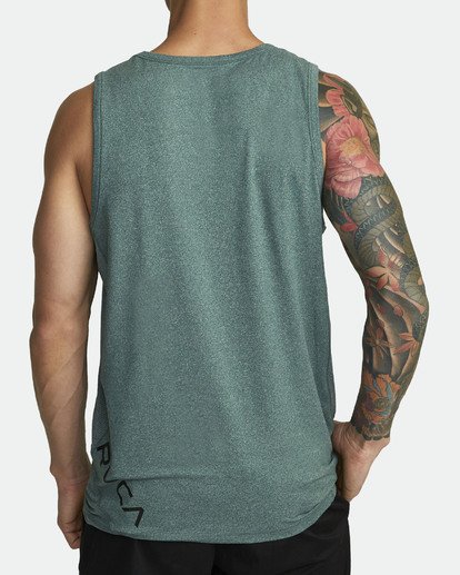 1 Sport Vent Tank Top Green V9031RST RVCA