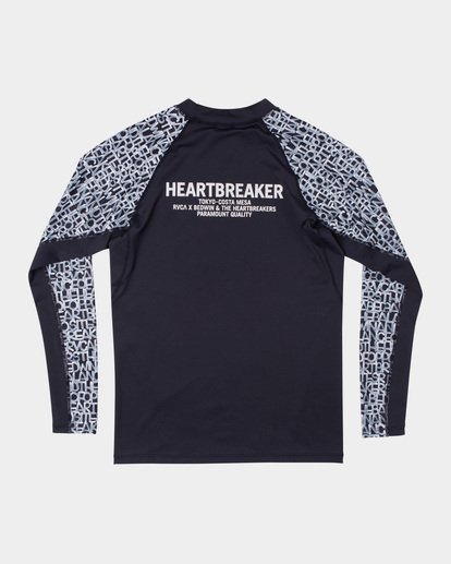 1 BEDWIN LONG SLEEVE RASHGUARD  VR013RRG RVCA
