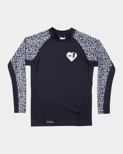 0 BEDWIN LONG SLEEVE RASHGUARD  VR013RRG RVCA