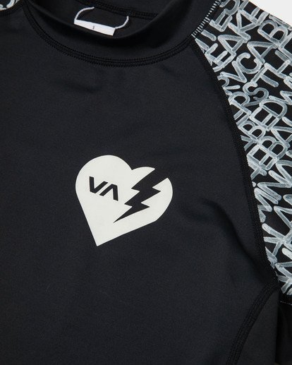 4 BEDWIN LONG SLEEVE RASHGUARD  VR013RRG RVCA